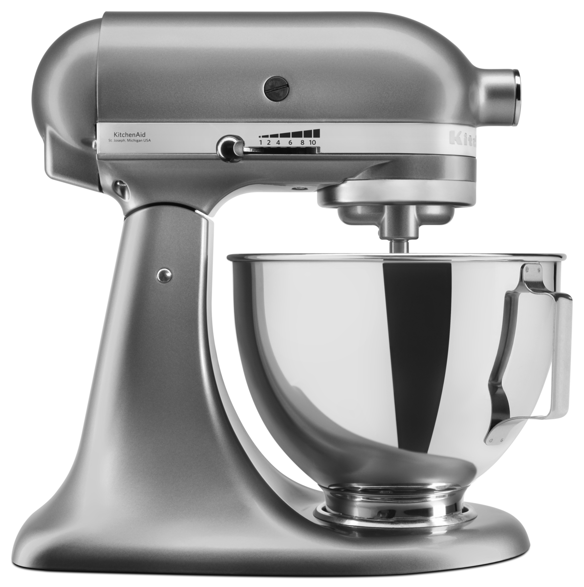 KitchenAid tilt-head stand mixer 4.3l – Contour Silver