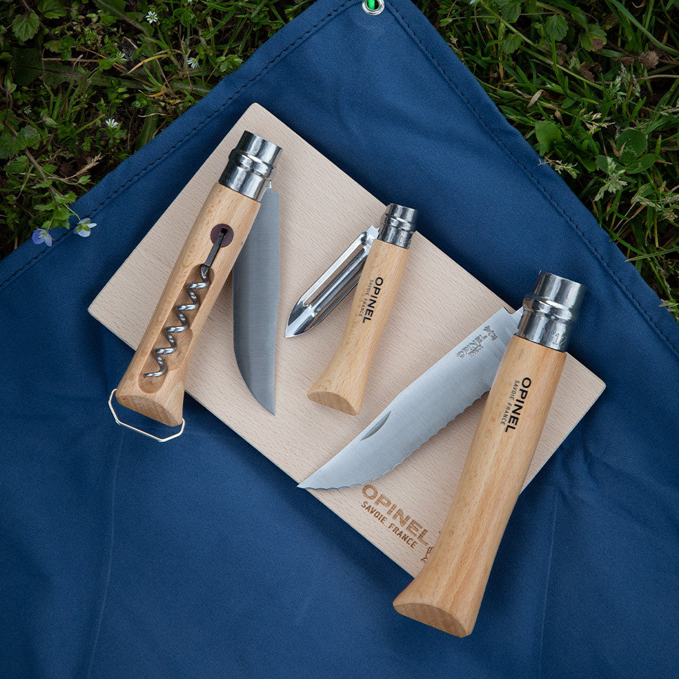 Nomad Cooking Set with No.10 Corkscrew Bottle Opener Pocket Knife