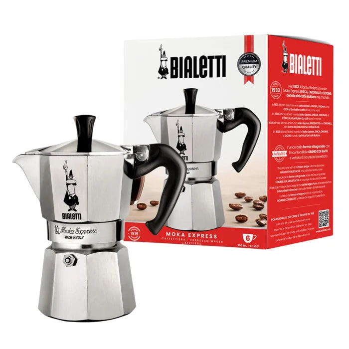 Moka Express Coffee Maker, 6 Cup