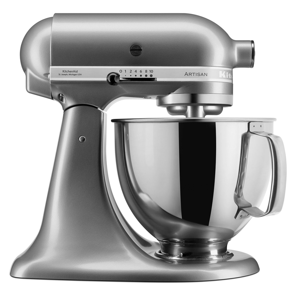 Premium Artisan tilt-head stand mixer 4.8l – Contour Silver