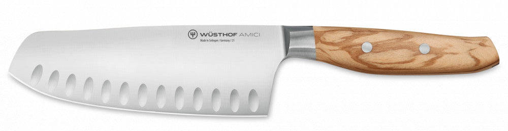 Amici Santoku 17 cm Ribbed