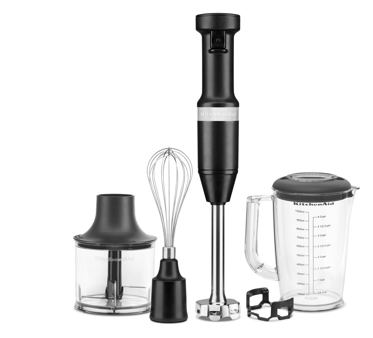 Hand blender with accessories – Matte Black