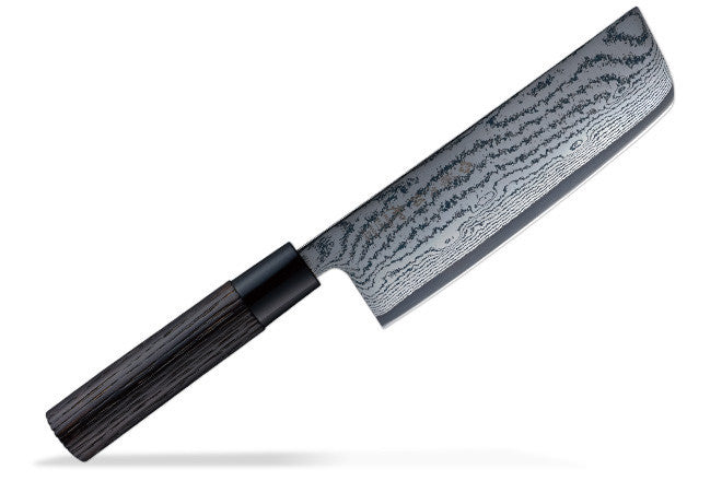 Shippu Black DP Damascus Nakiri 165mm
